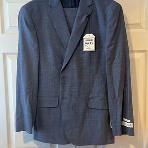 Jos A Bank Suit 1905 Collection Tailored Fit Tic Weave Nativa™ Wool Suit